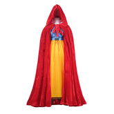 Snow White Princess Yellow Dress Red Cloak Set Outfits Cosplay Costume